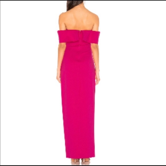 NBD Stella Rose Gown | Fuchsia | Off the Shoulder | Revolve - Picture 6 of 13